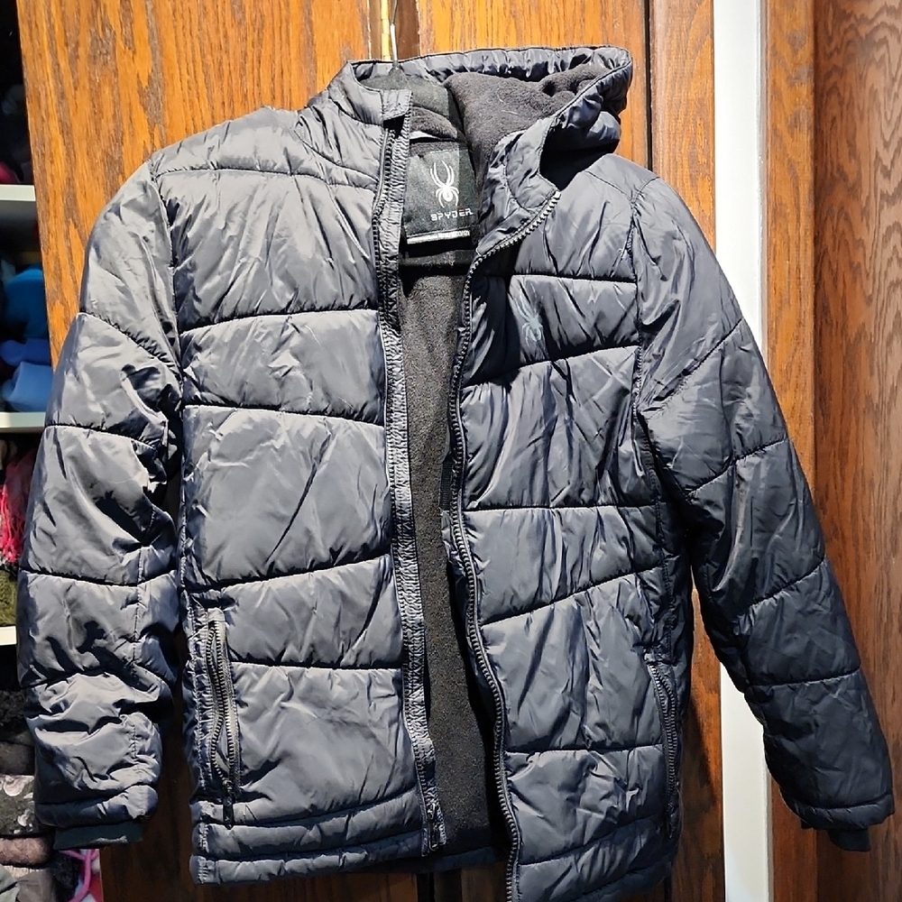 Spyder Black Puffer Jacket